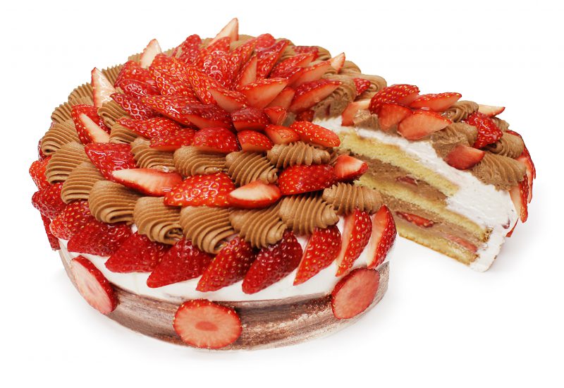 毎月22日 ショートケーキの日 限定ケーキ 1月22日 23日は赤いちごと白いちごを使用した2種類のショートケーキ Information Cafe Comme Ca
